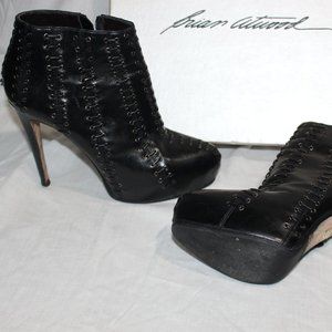 Brian Atwood Platform Nayade  Booties-EU 38/US 7.5